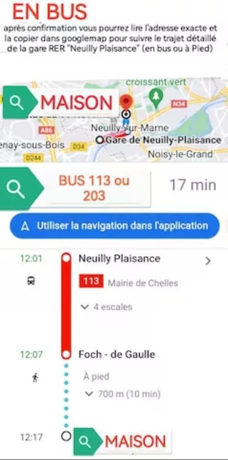 Chambre Dans Une Maison Partagee Neuilly-sur-Marne Eksteriør billede